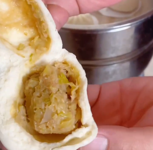 老面包子機(jī)做出的老面包子效果